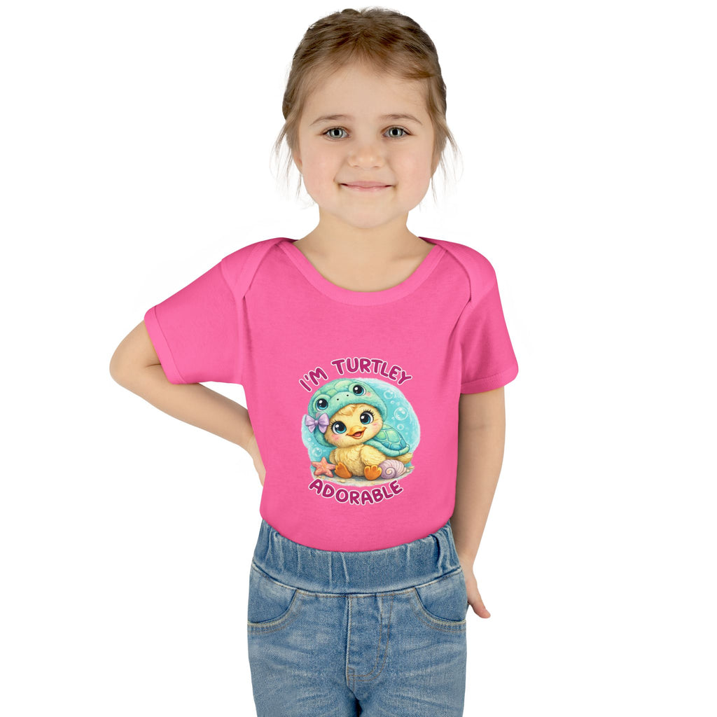 turtle Infant Baby Rib Bodysuit