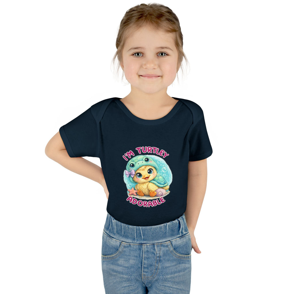 turtle Infant Baby Rib Bodysuit