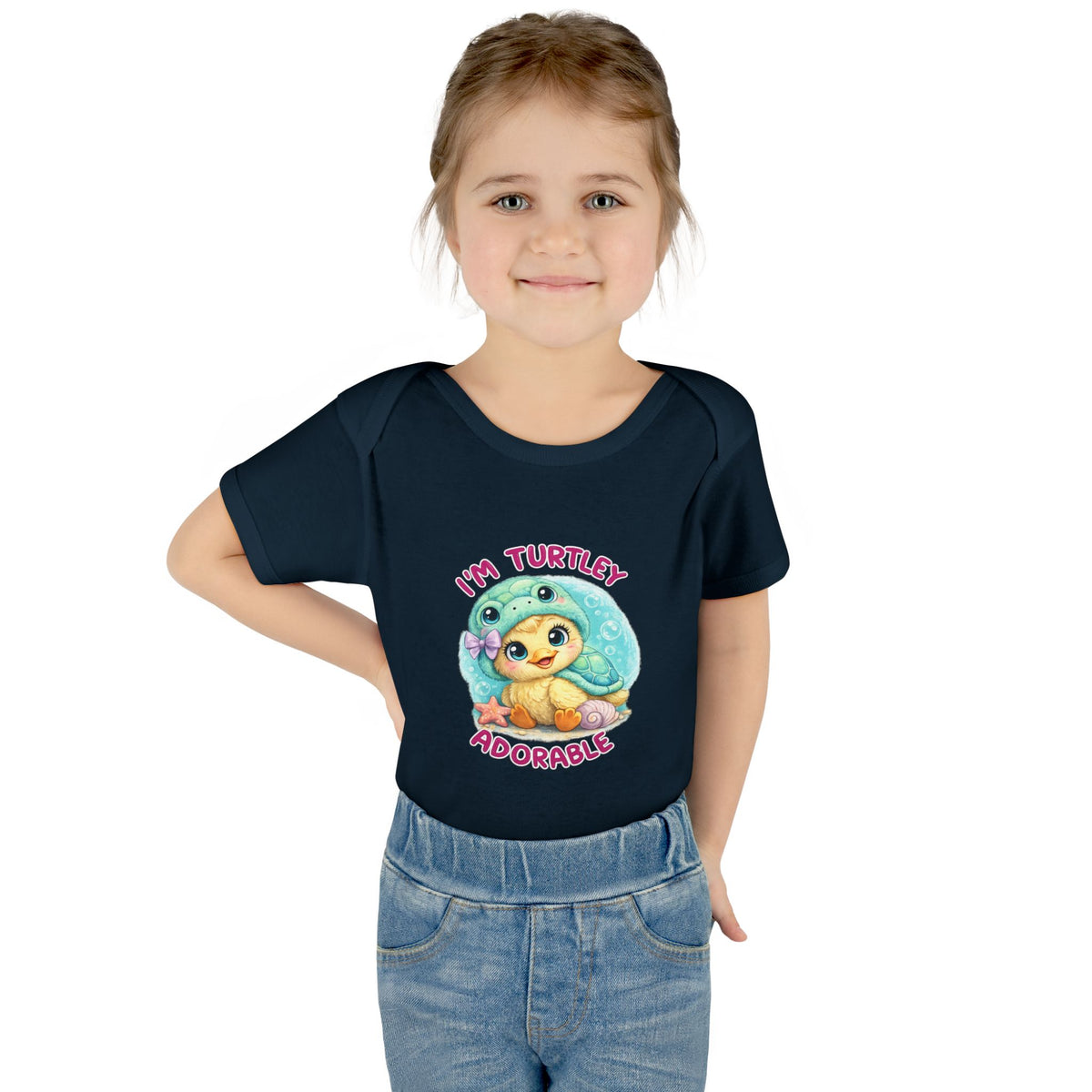 turtle Infant Baby Rib Bodysuit