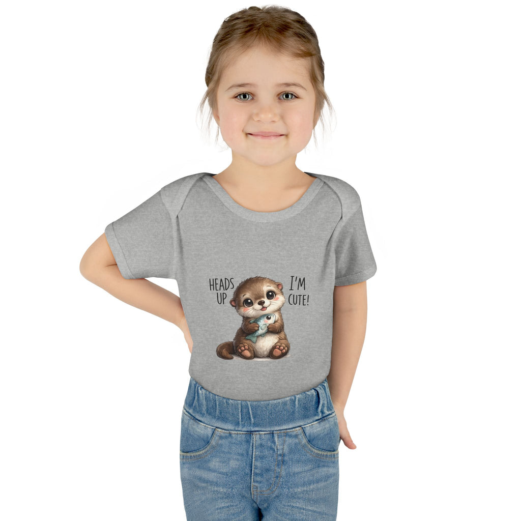 im cute Infant Baby Rib Bodysuit