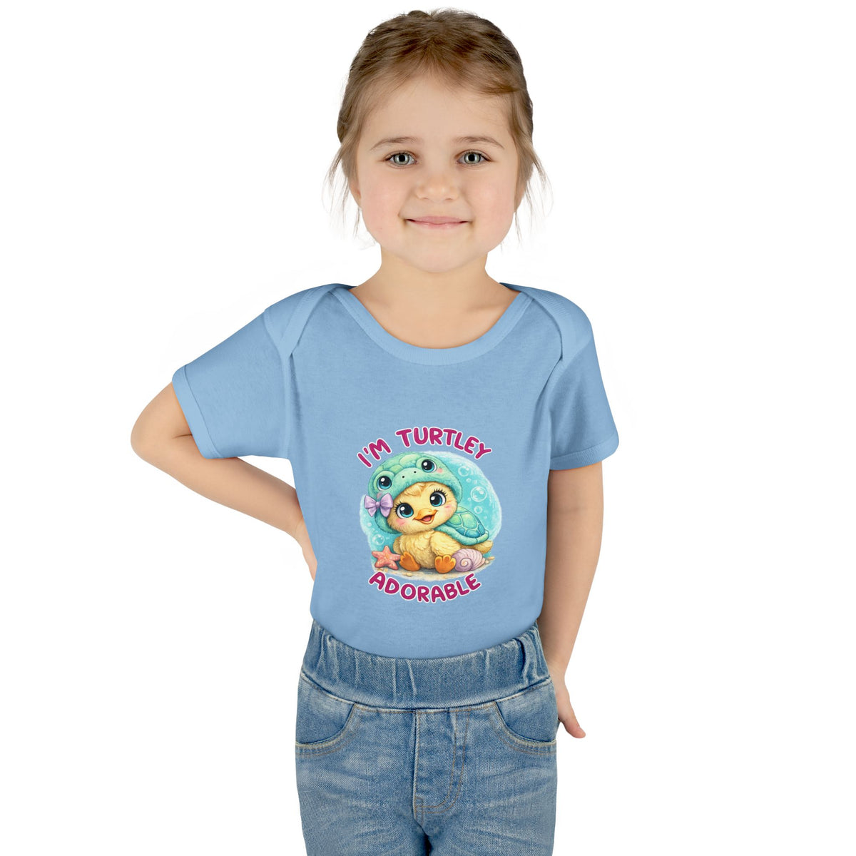 turtle Infant Baby Rib Bodysuit