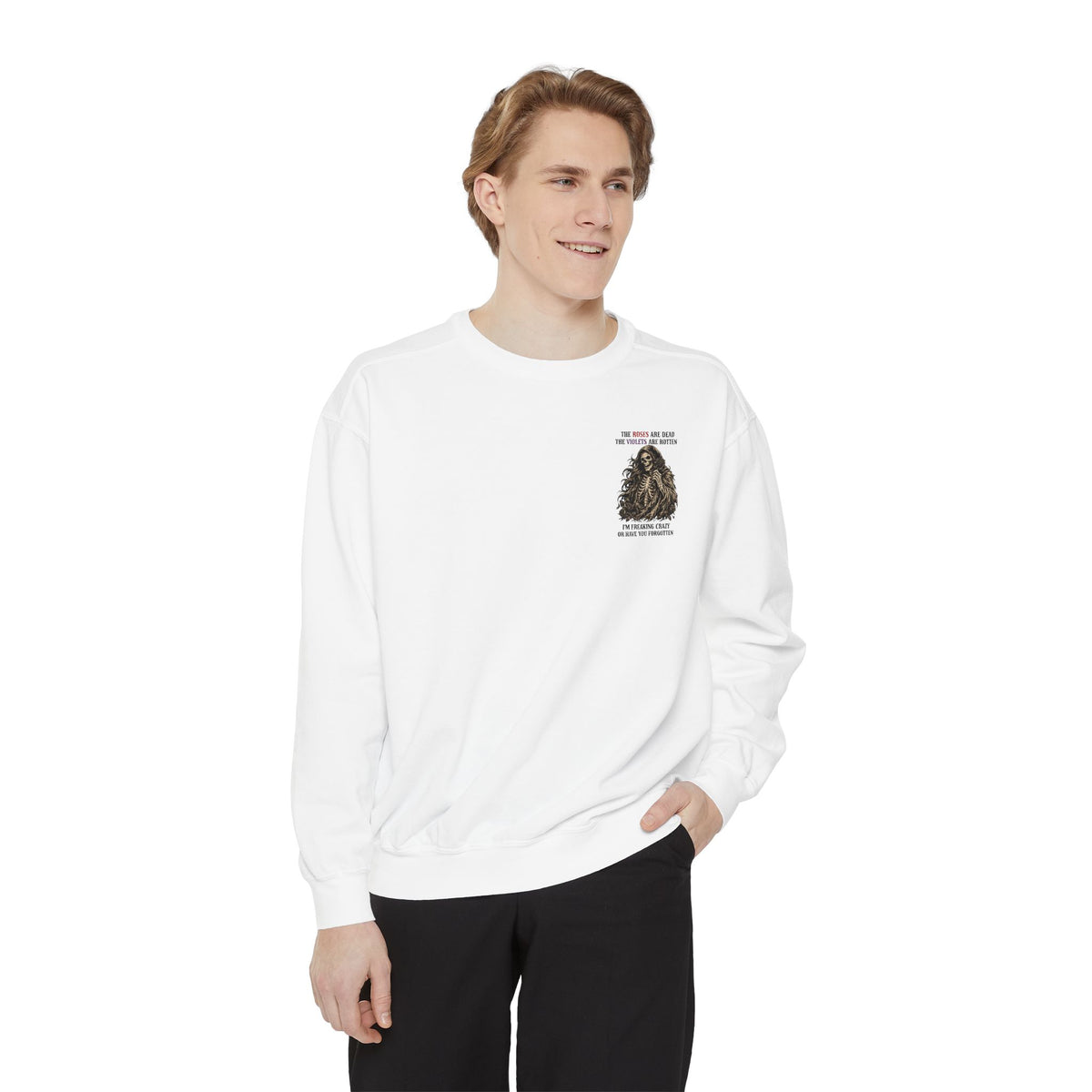 roses Unisex Garment-Dyed Sweatshirt