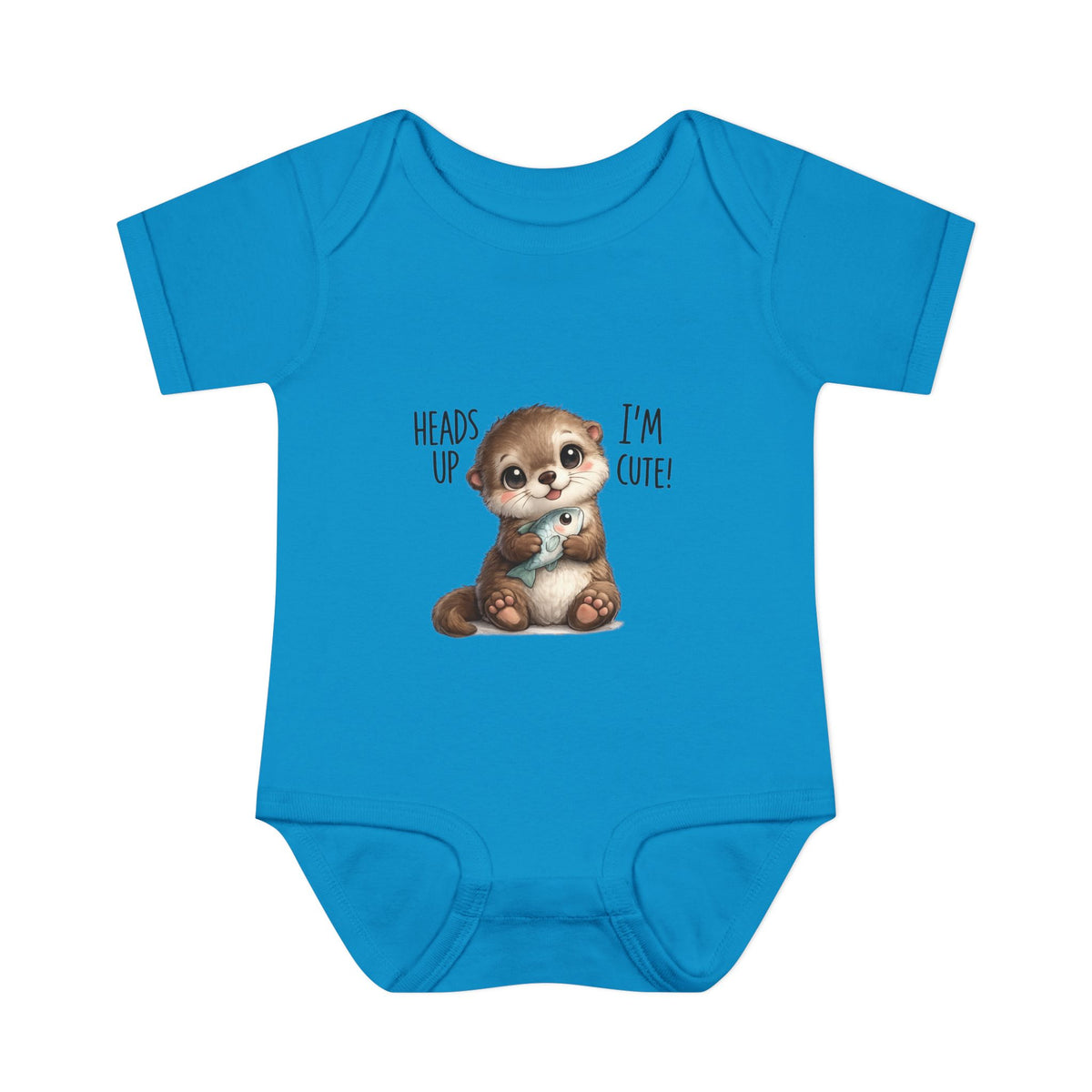 im cute Infant Baby Rib Bodysuit