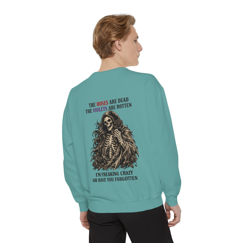 roses Unisex Garment-Dyed Sweatshirt