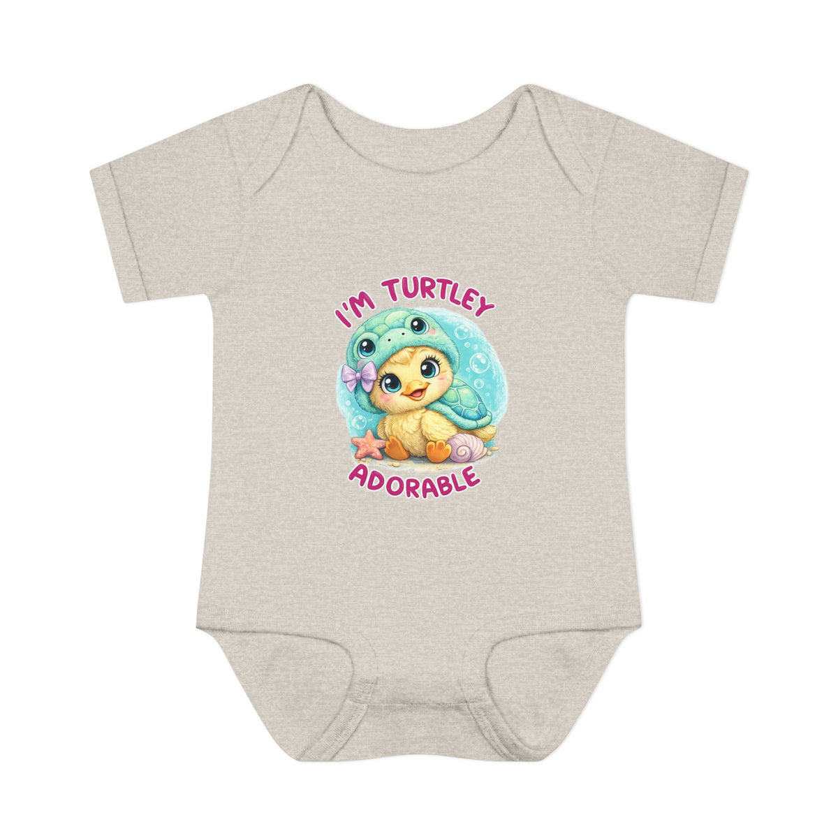 turtle Infant Baby Rib Bodysuit