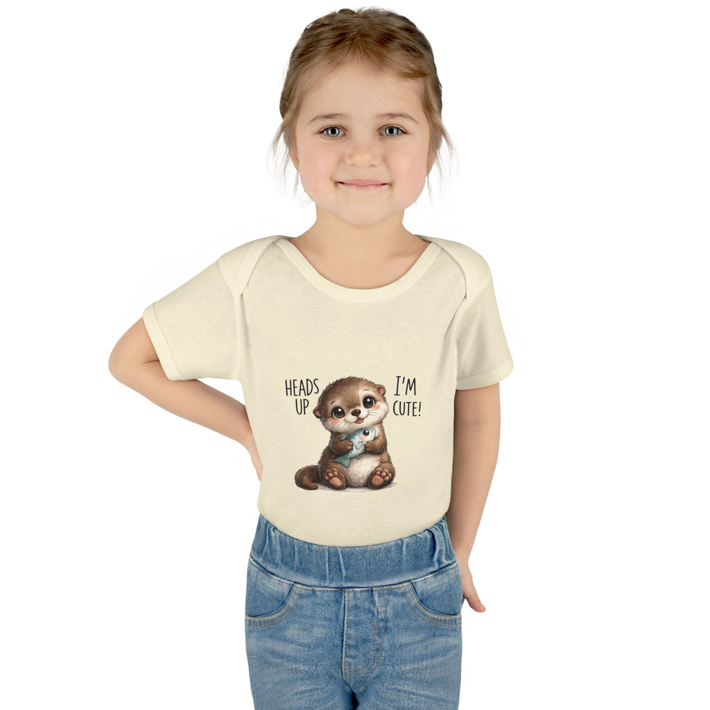 im cute Infant Baby Rib Bodysuit