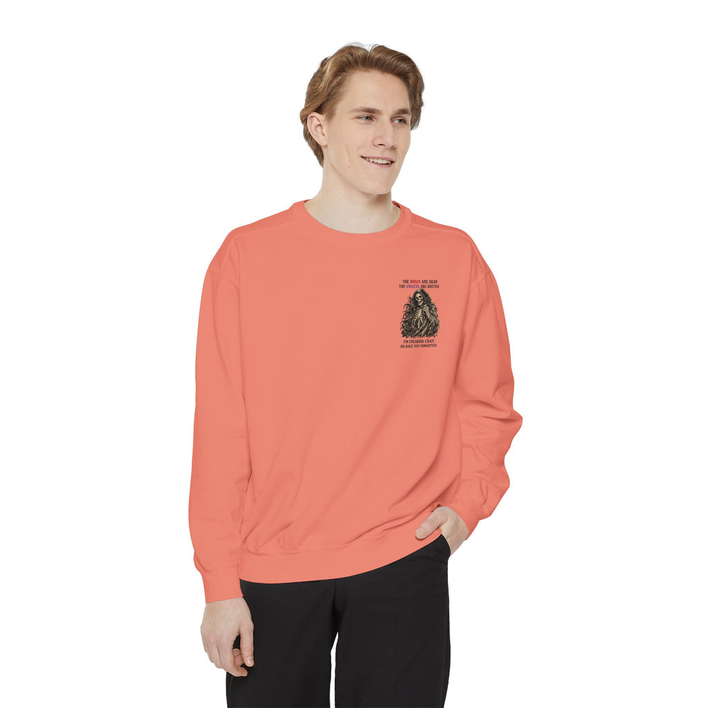 roses Unisex Garment-Dyed Sweatshirt