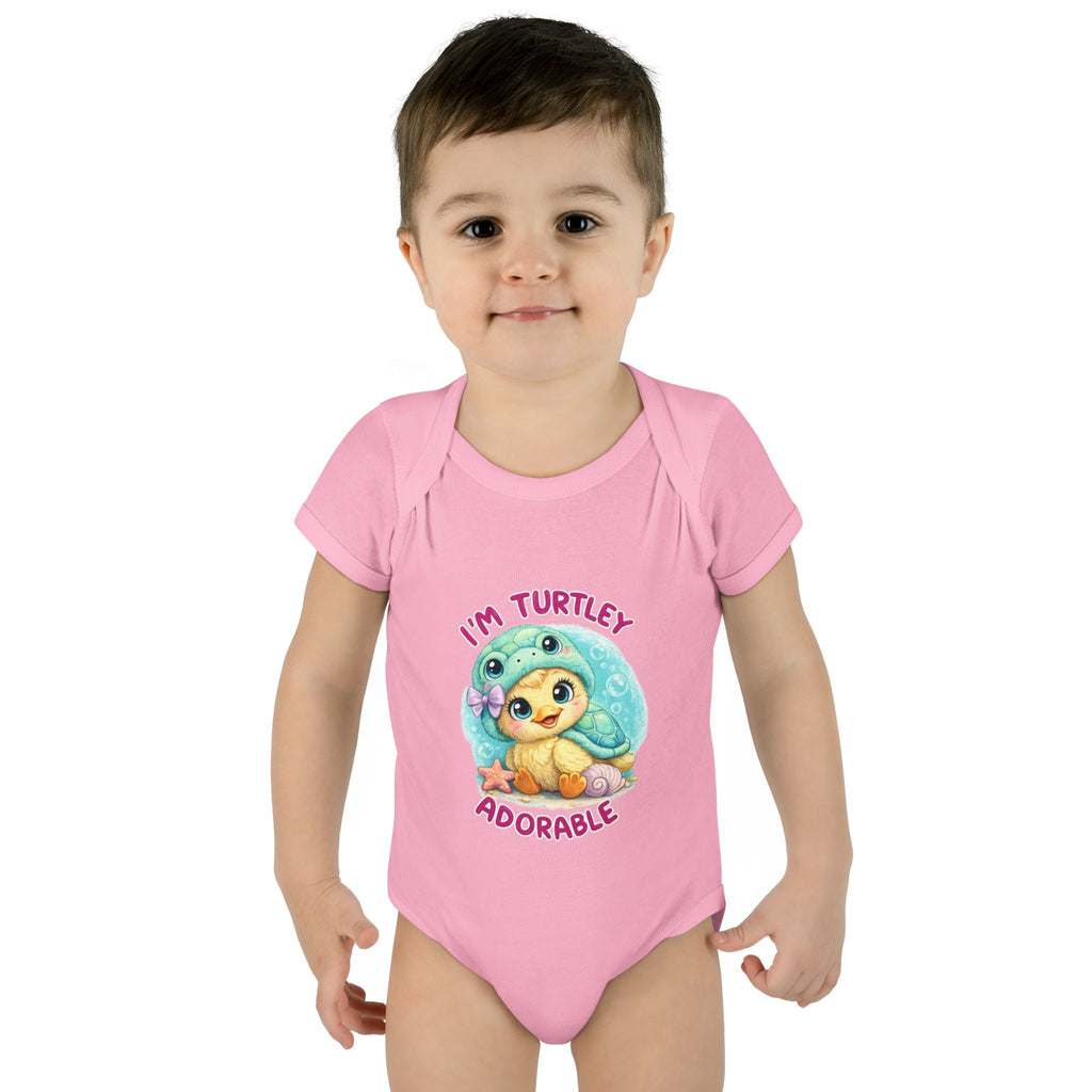 turtle Infant Baby Rib Bodysuit