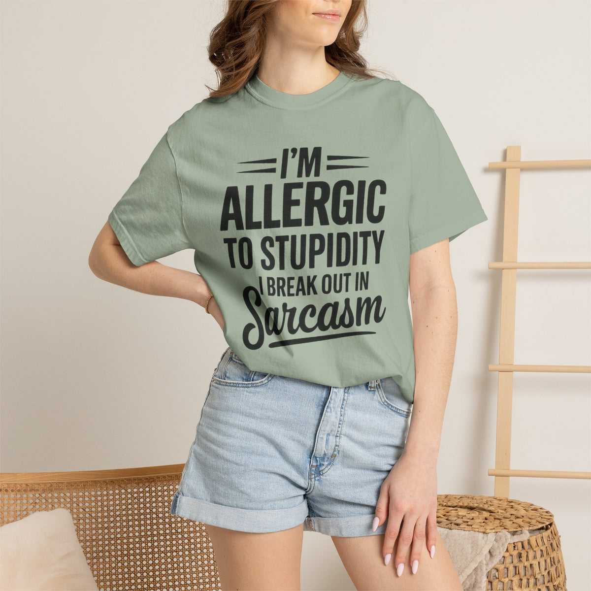 Im Allergic Unisex Garment-Dyed T-shirt