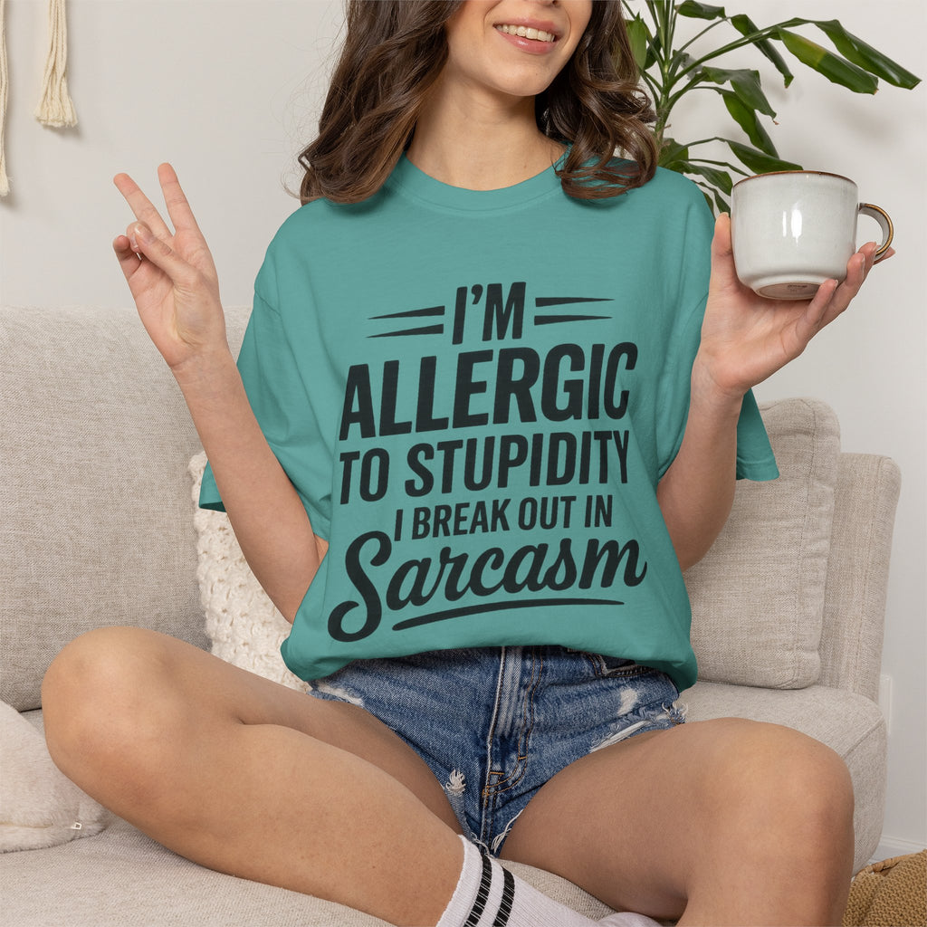 Im Allergic Unisex Garment-Dyed T-shirt