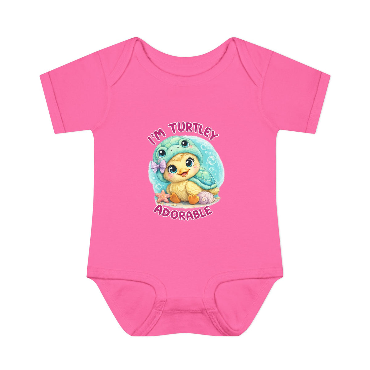 turtle Infant Baby Rib Bodysuit