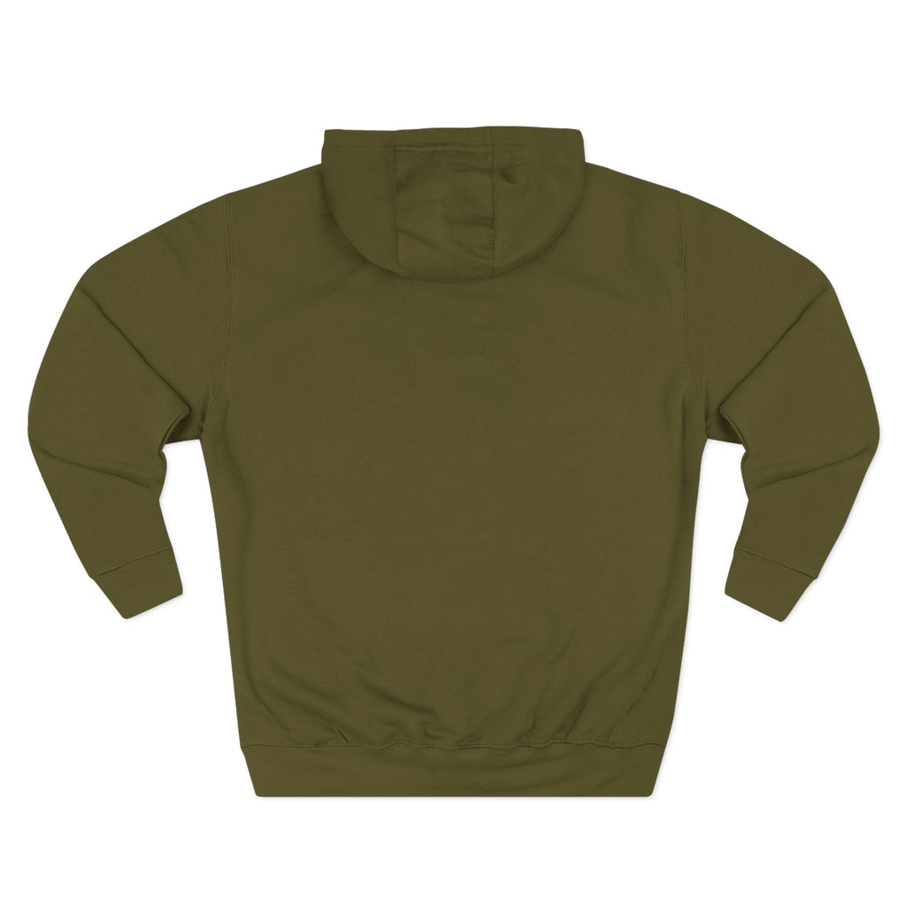 Bear Three-Panel Fleece Hoodie