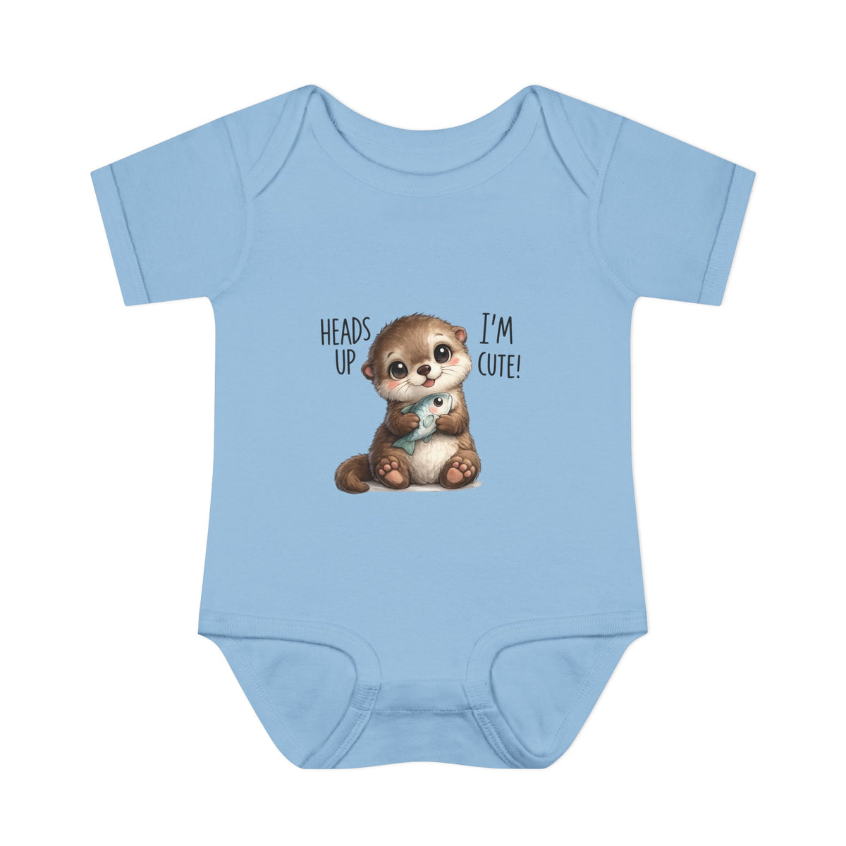 im cute Infant Baby Rib Bodysuit