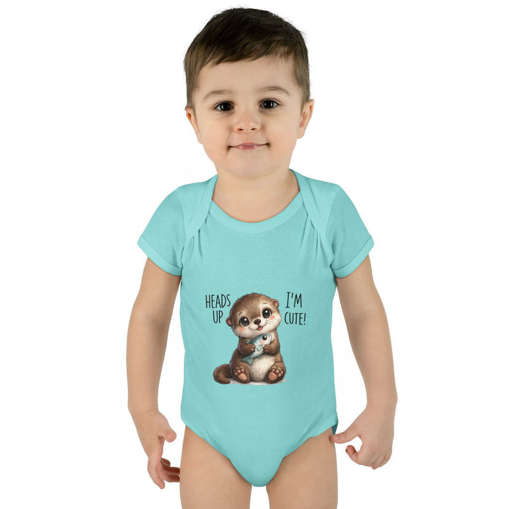 im cute Infant Baby Rib Bodysuit