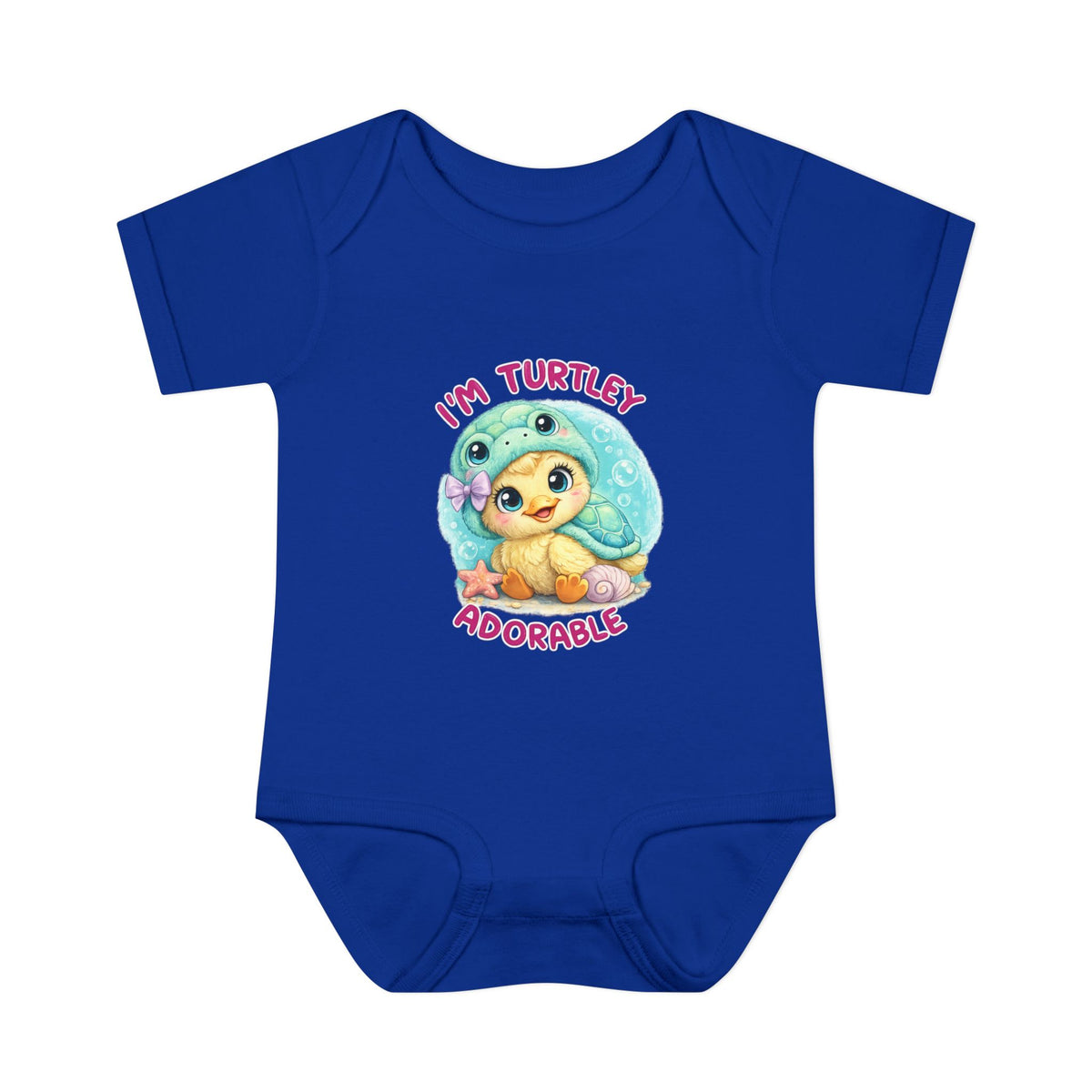 turtle Infant Baby Rib Bodysuit