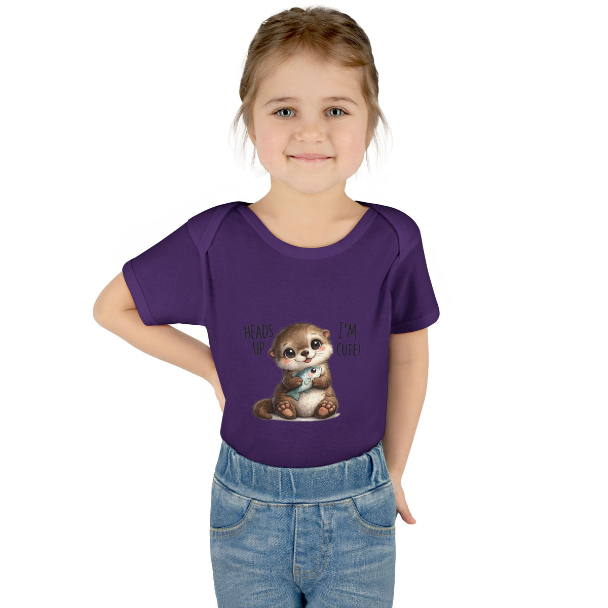 im cute Infant Baby Rib Bodysuit