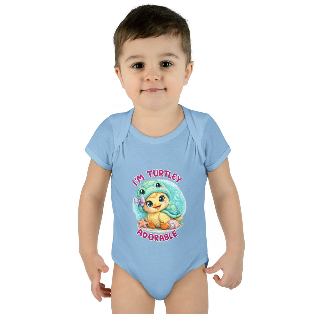 turtle Infant Baby Rib Bodysuit