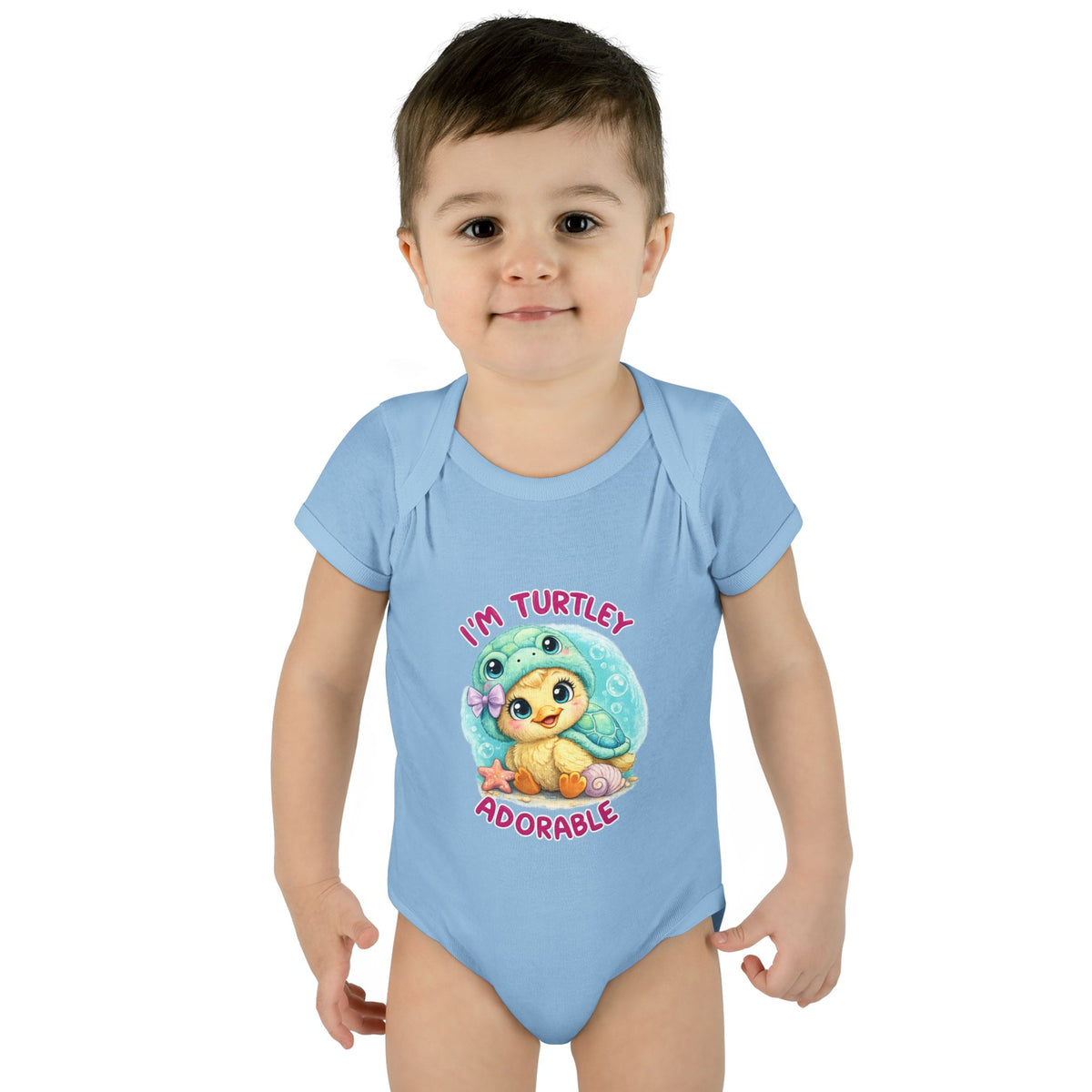 turtle Infant Baby Rib Bodysuit