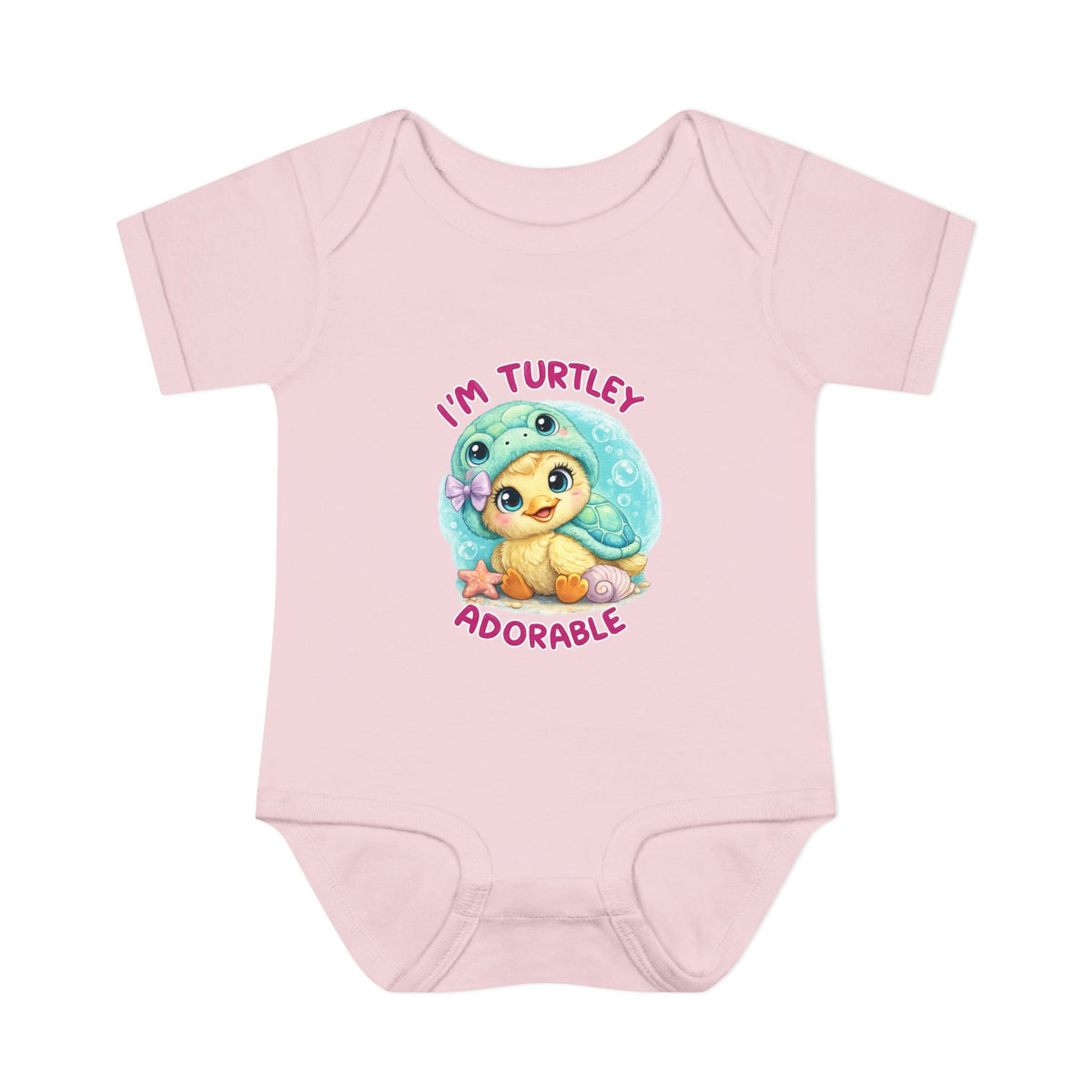 turtle Infant Baby Rib Bodysuit