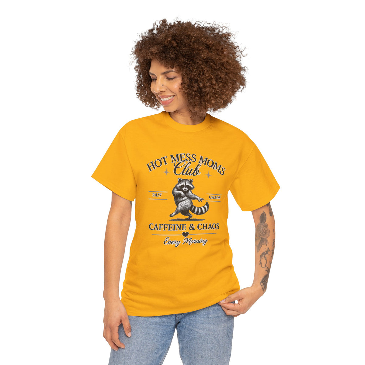 Hot Mess Unisex Heavy Cotton Tee
