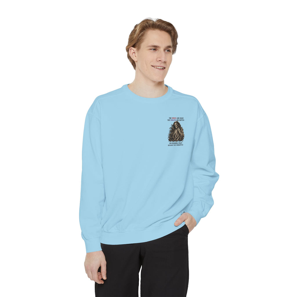 roses Unisex Garment-Dyed Sweatshirt