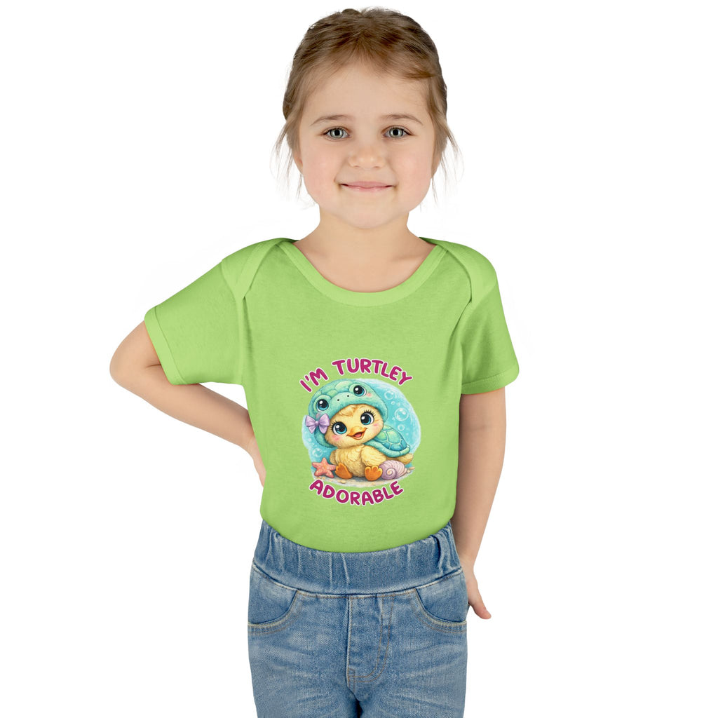 turtle Infant Baby Rib Bodysuit