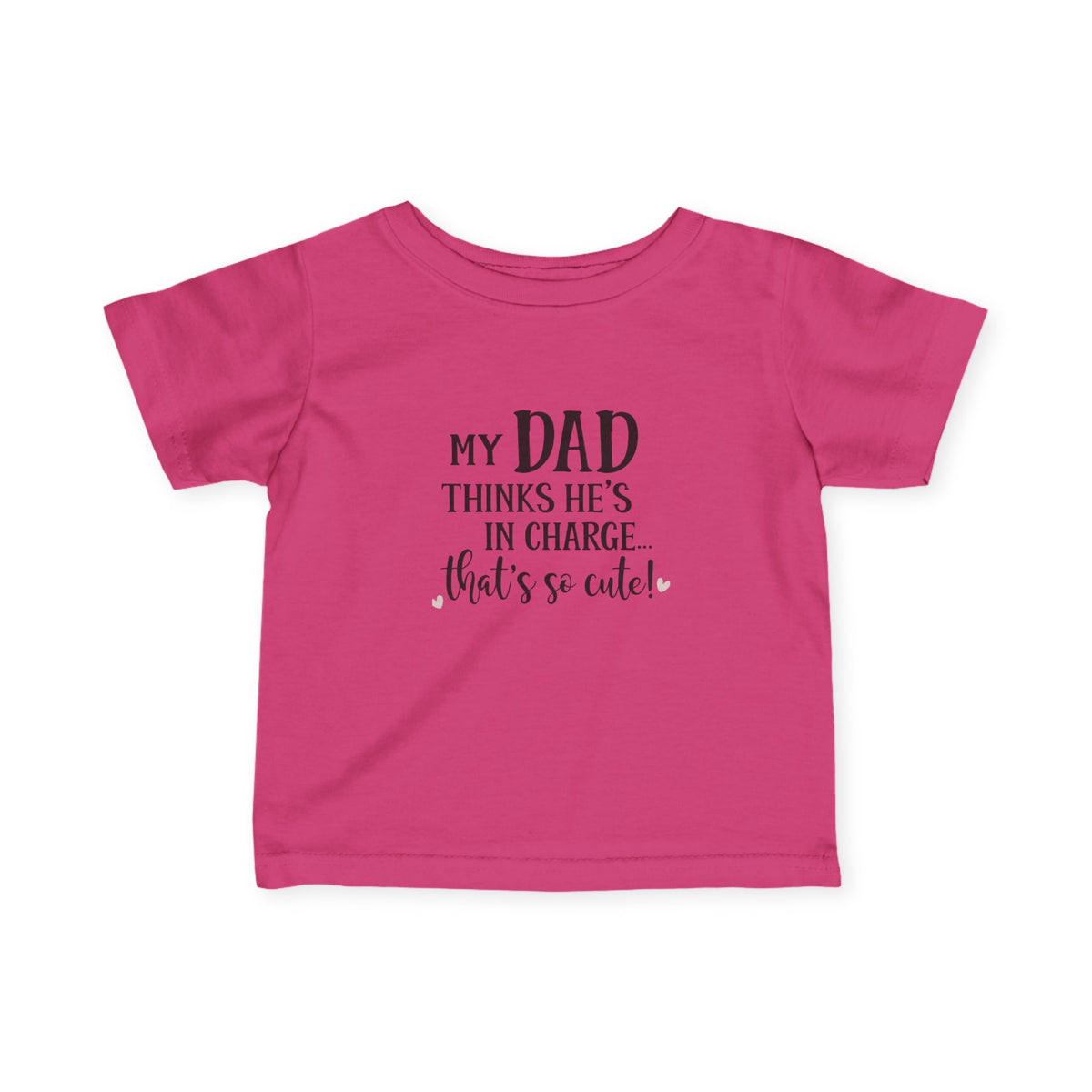 dad in charge Infant Fine Jersey Tee