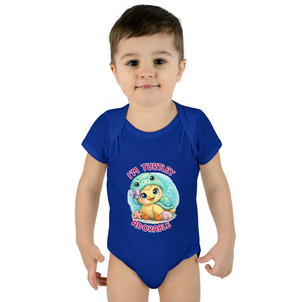 turtle Infant Baby Rib Bodysuit