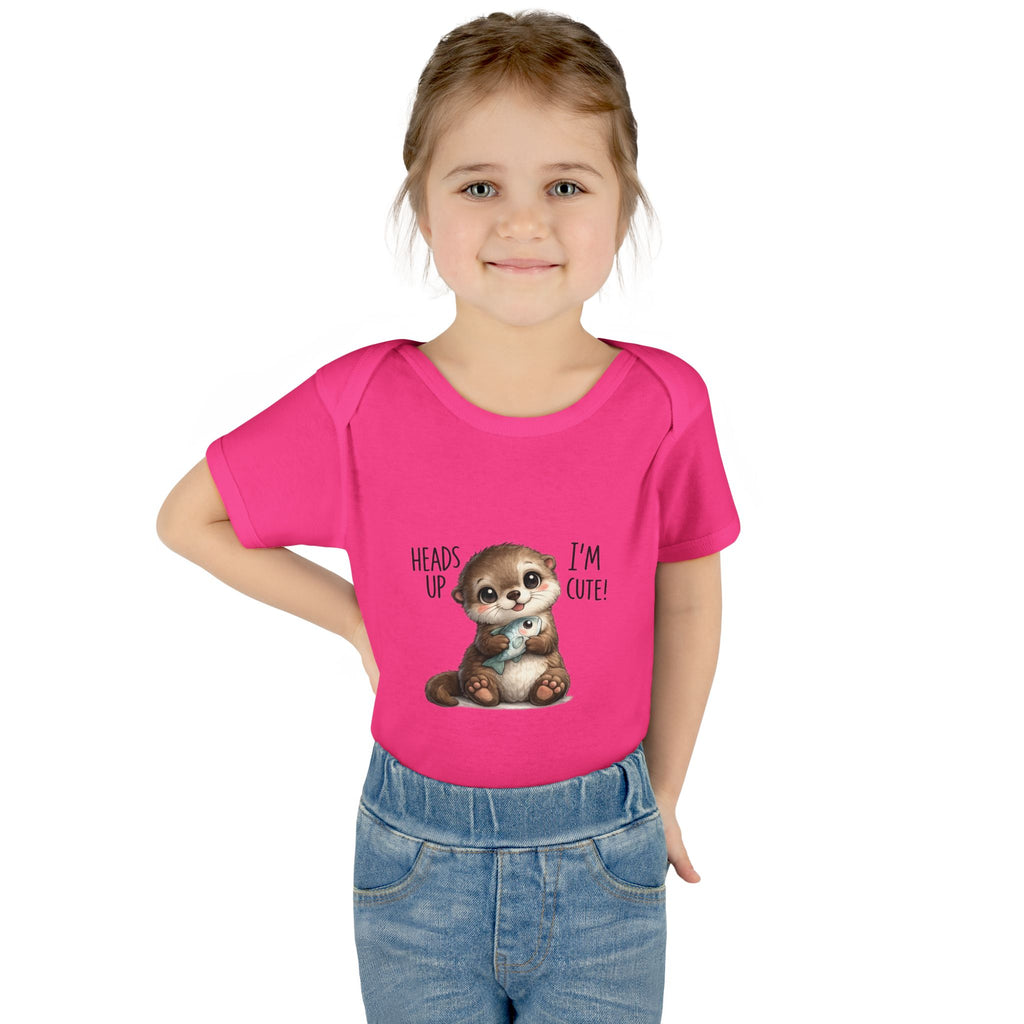 im cute Infant Baby Rib Bodysuit