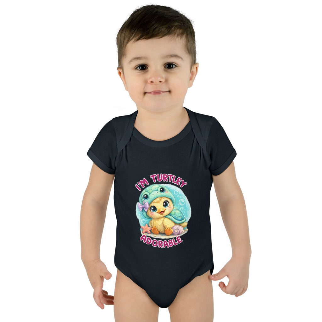 turtle Infant Baby Rib Bodysuit