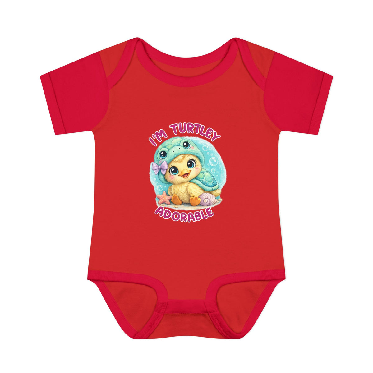 turtle Infant Baby Rib Bodysuit