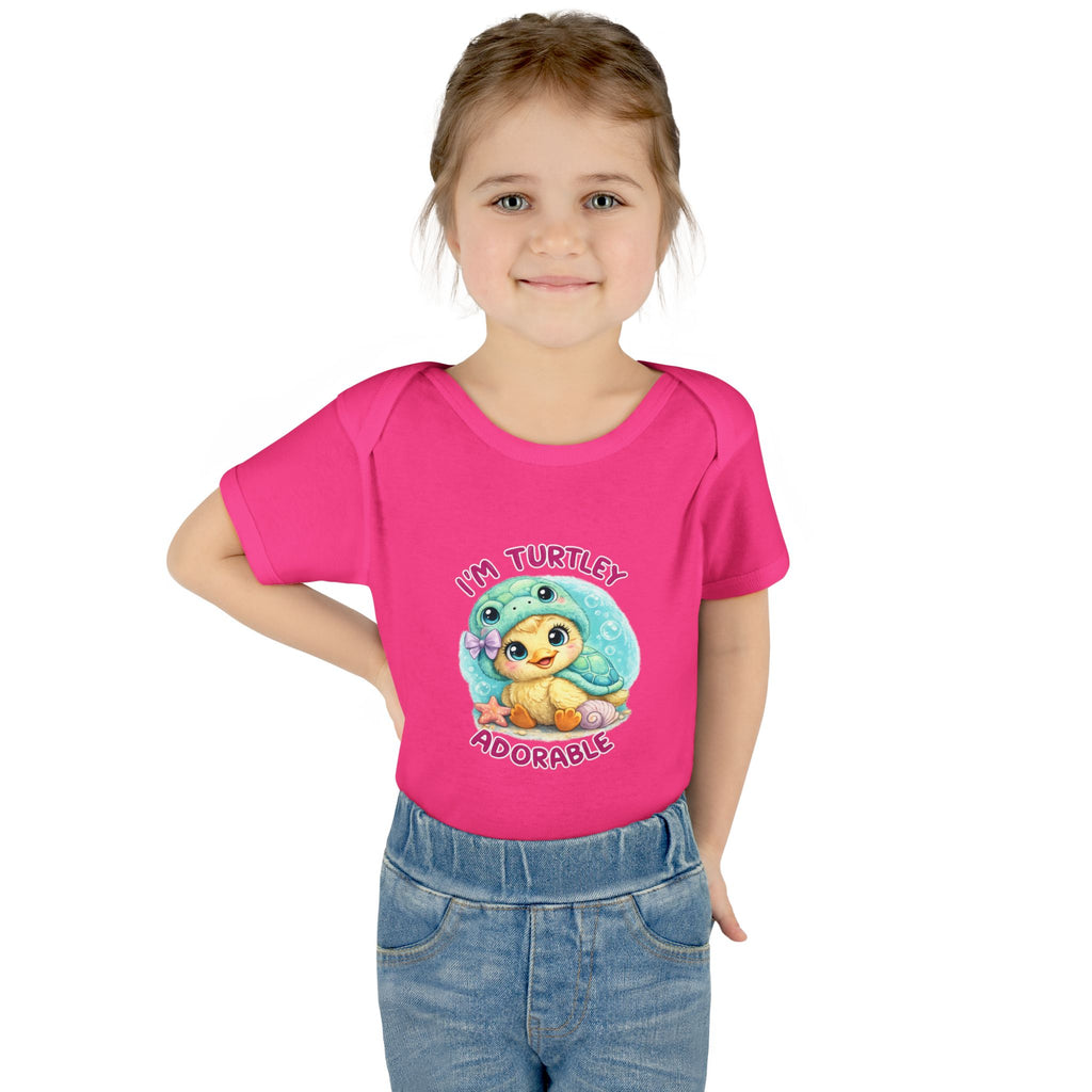 turtle Infant Baby Rib Bodysuit