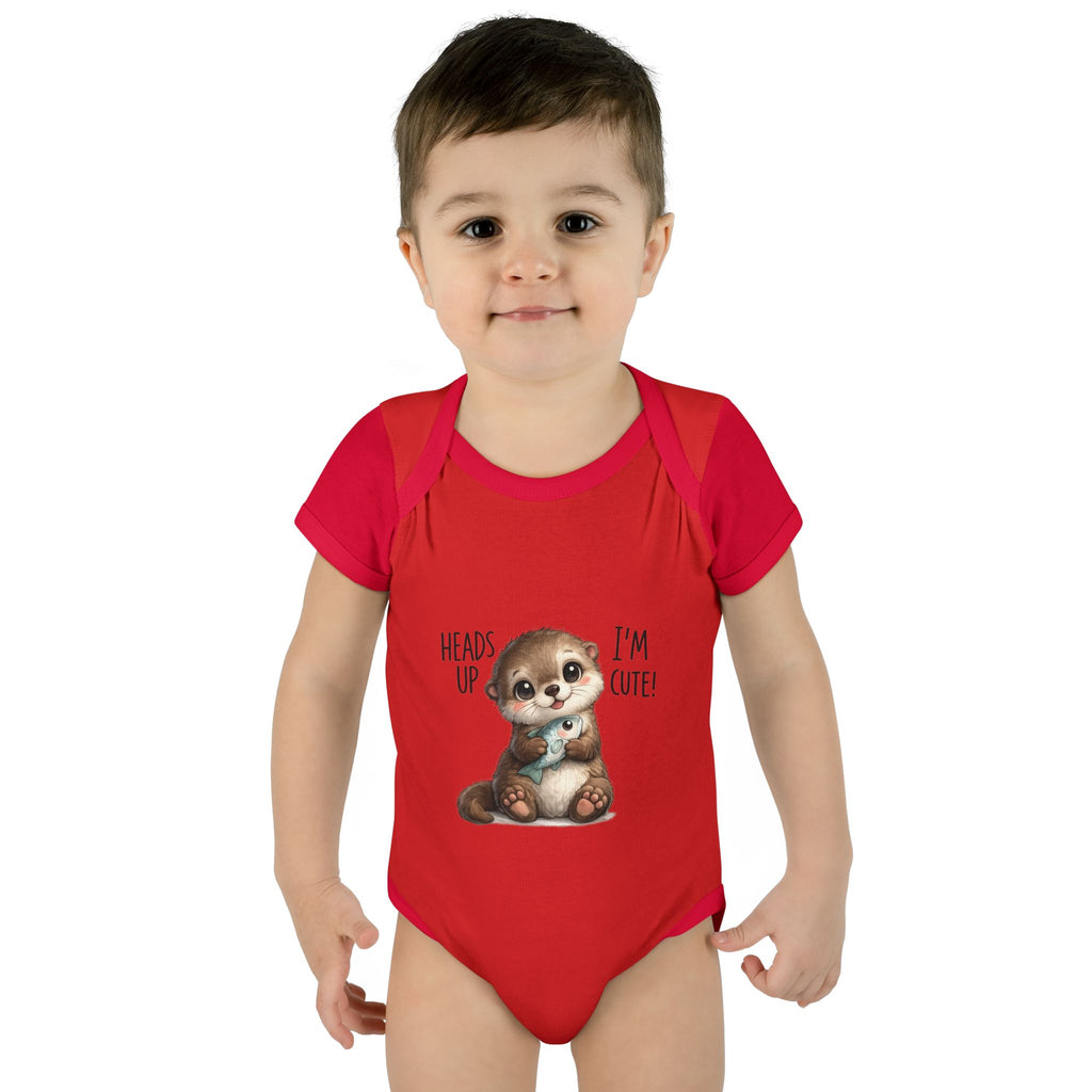im cute Infant Baby Rib Bodysuit