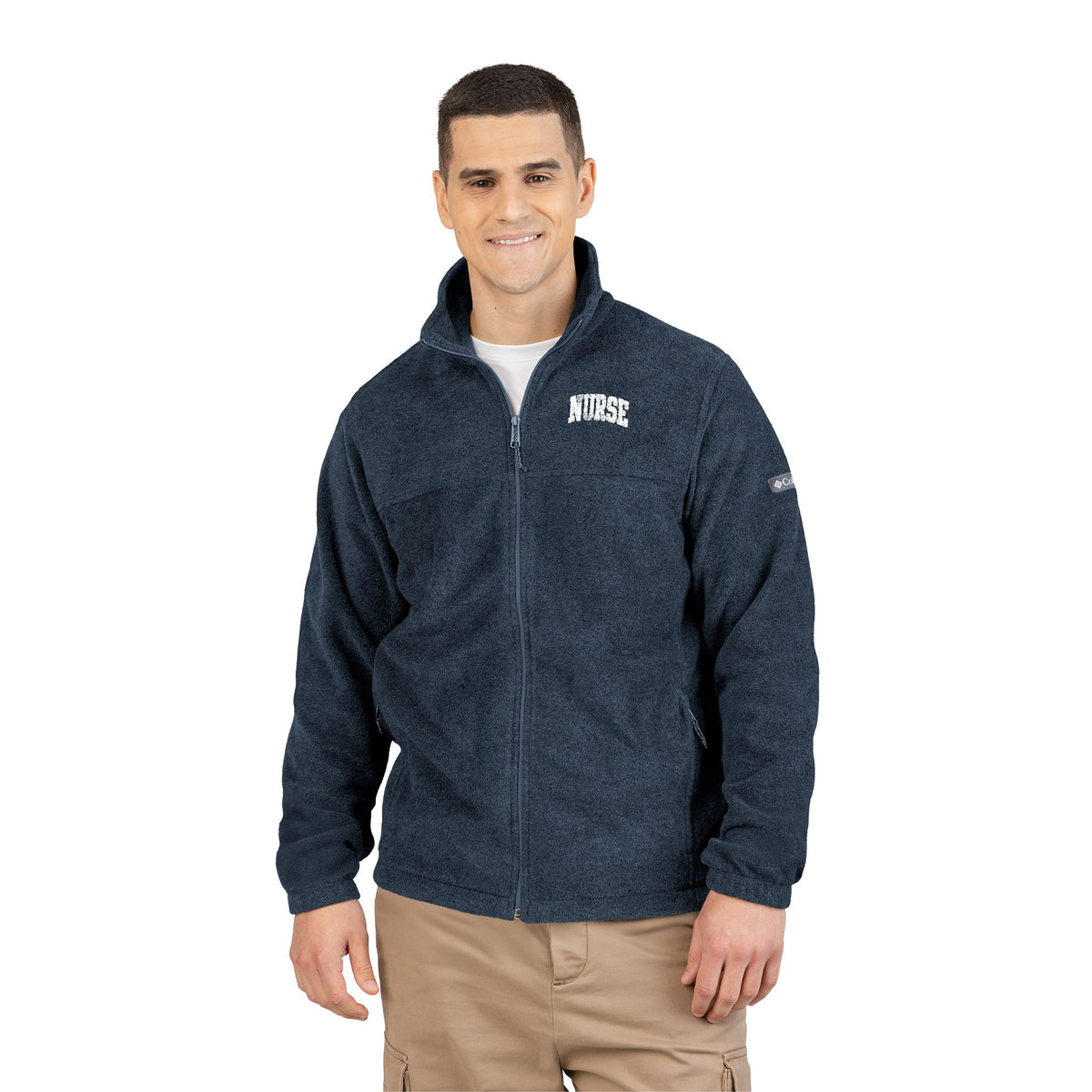 nurse Unisex Columbia Fleece Jacket (Embroidery)