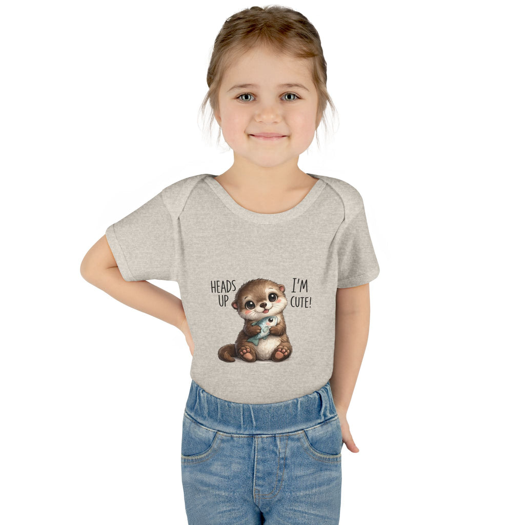 im cute Infant Baby Rib Bodysuit
