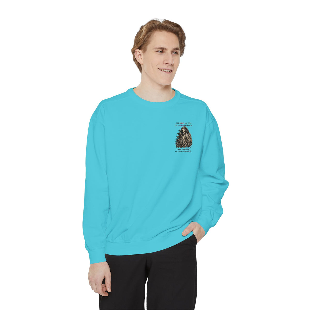 roses Unisex Garment-Dyed Sweatshirt