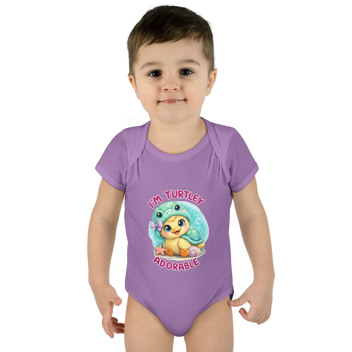 turtle Infant Baby Rib Bodysuit