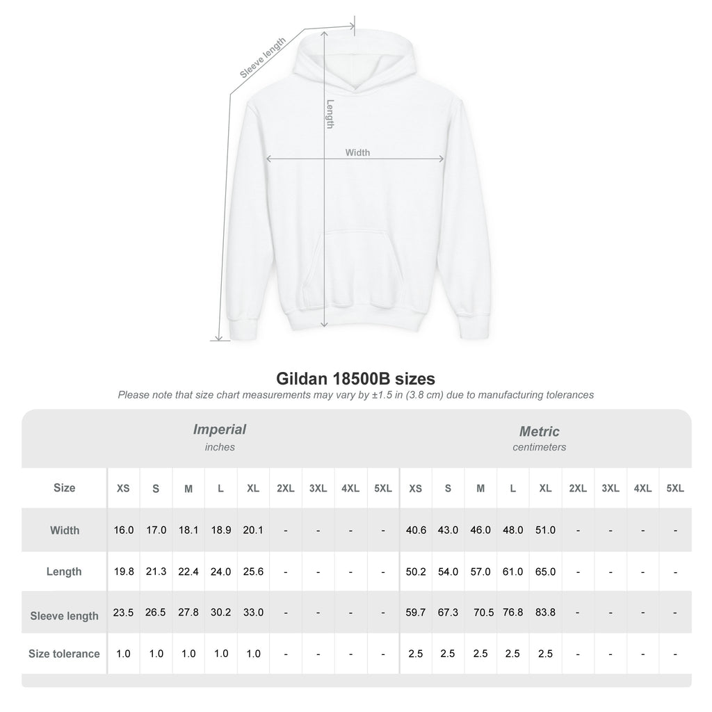 Youth 67 Heavy Blend Hooded Sweatshirt