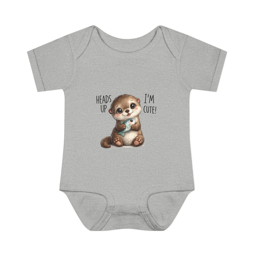 im cute Infant Baby Rib Bodysuit