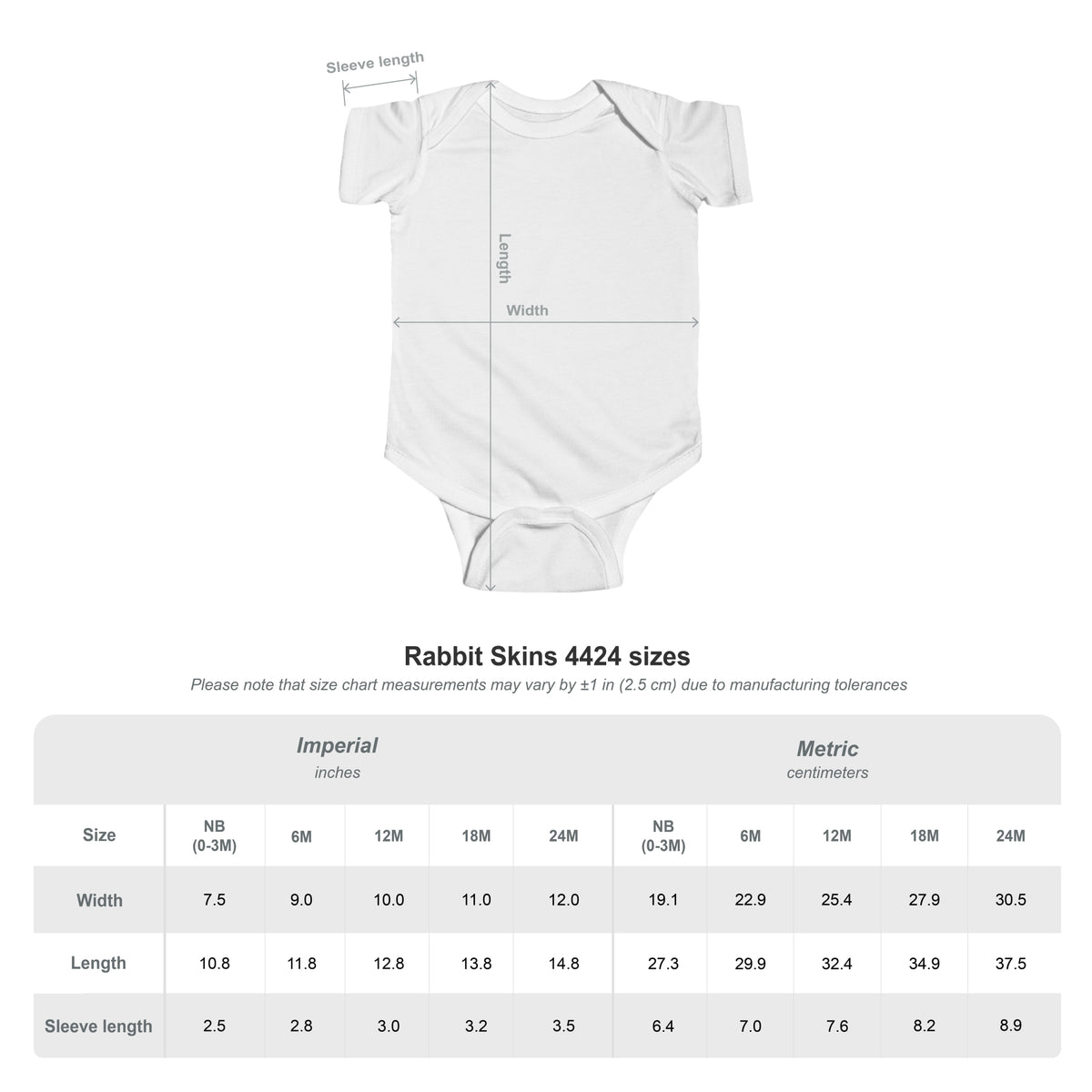 crib Infant Fine Jersey Bodysuit