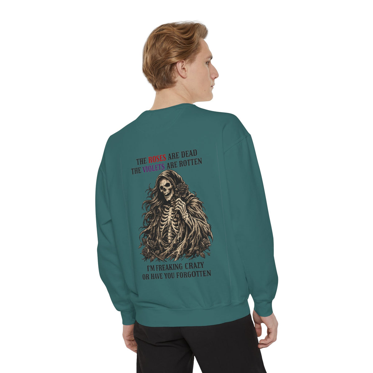 roses Unisex Garment-Dyed Sweatshirt