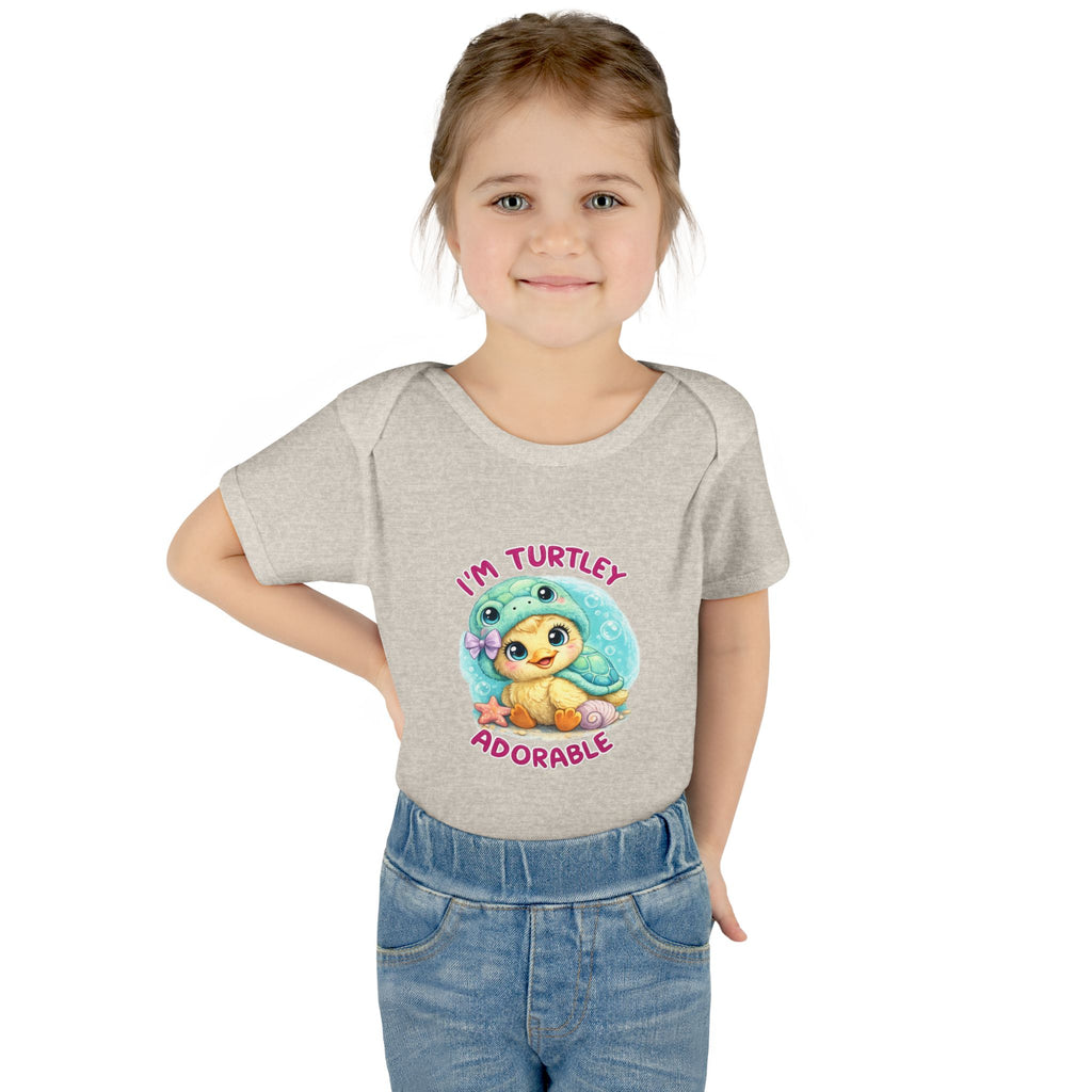 turtle Infant Baby Rib Bodysuit