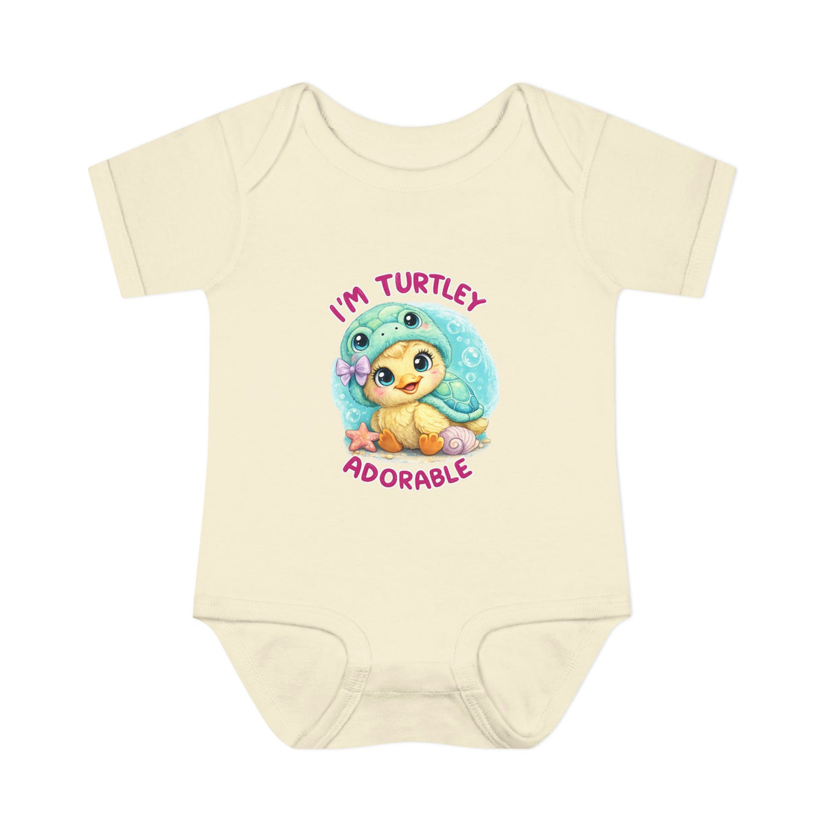 turtle Infant Baby Rib Bodysuit