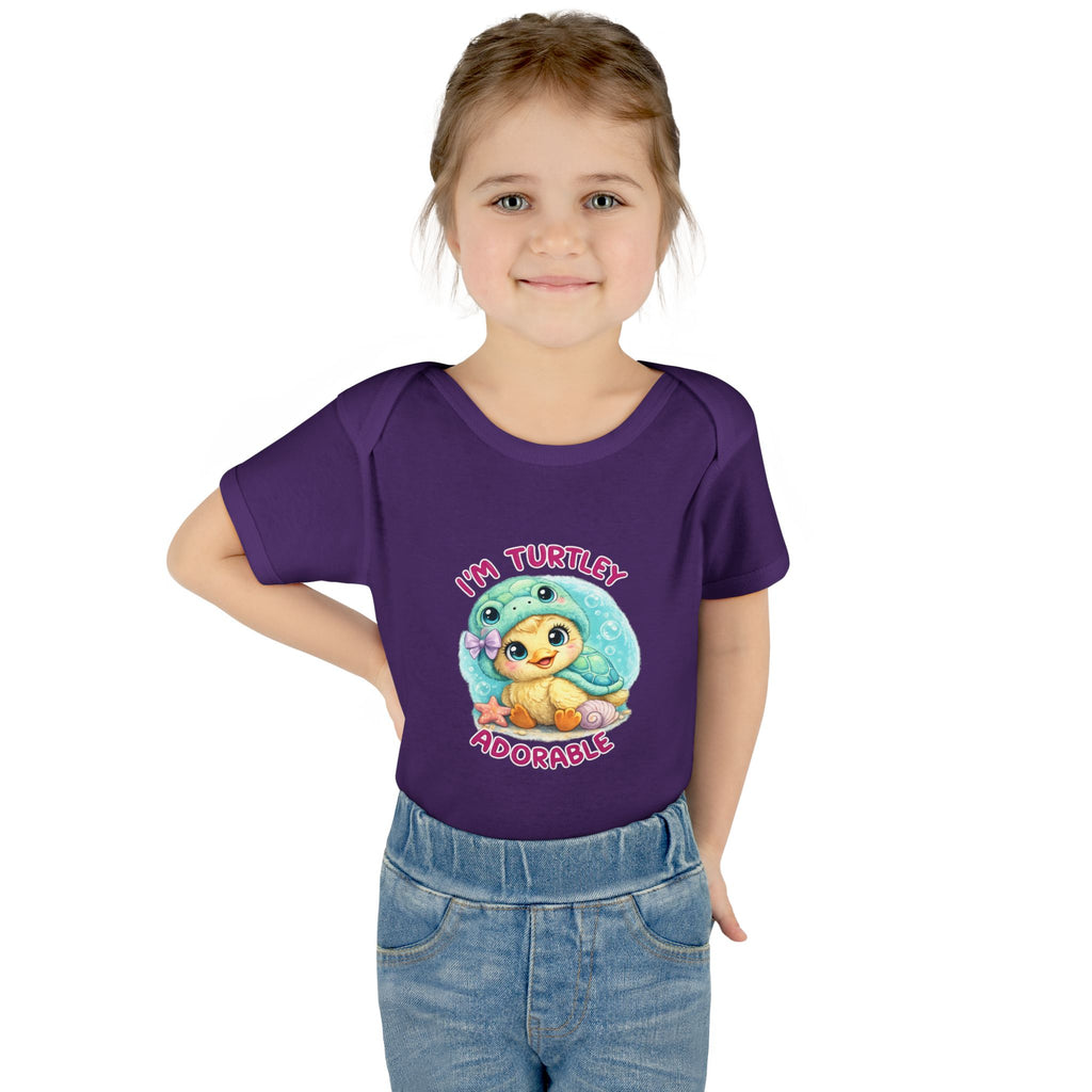 turtle Infant Baby Rib Bodysuit