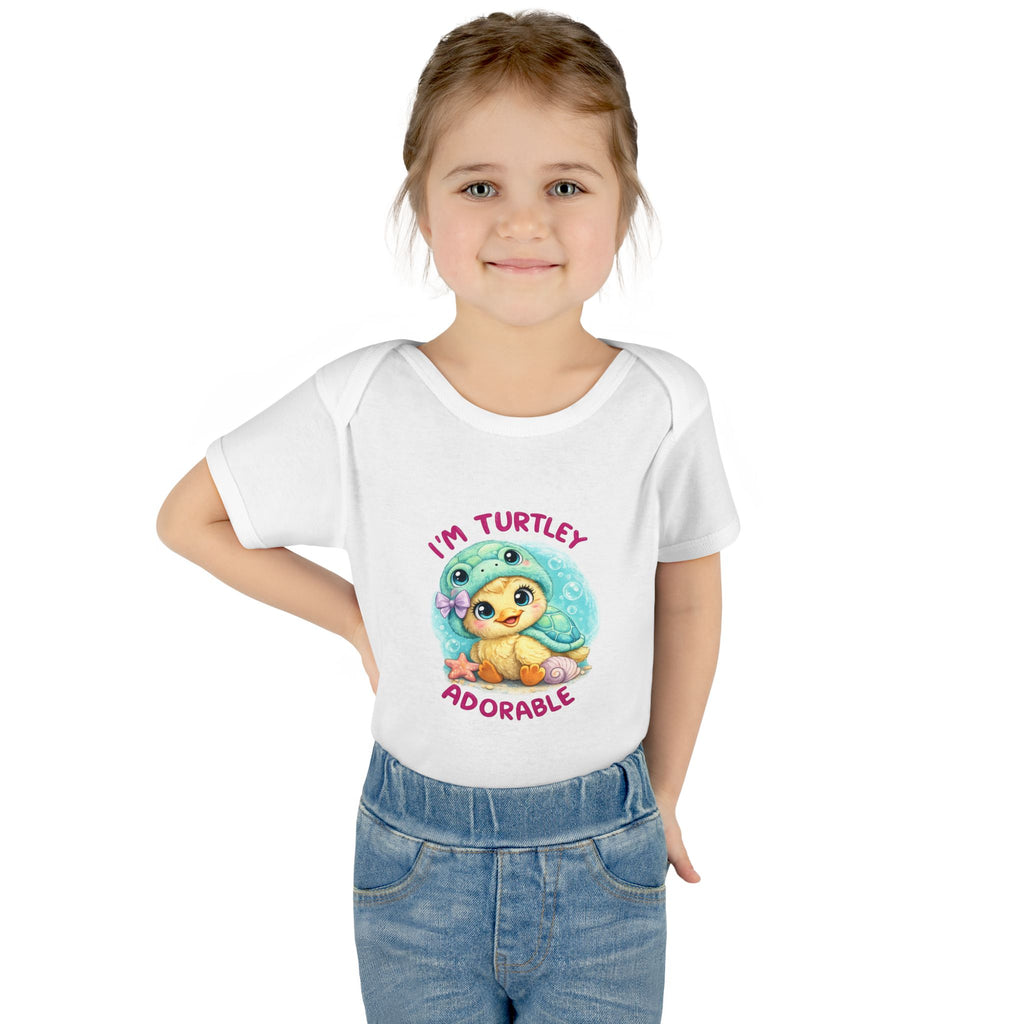 turtle Infant Baby Rib Bodysuit