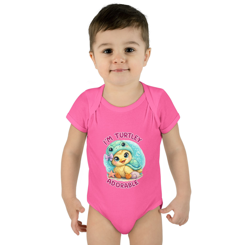 turtle Infant Baby Rib Bodysuit