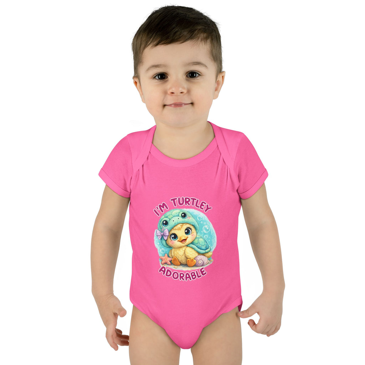 turtle Infant Baby Rib Bodysuit