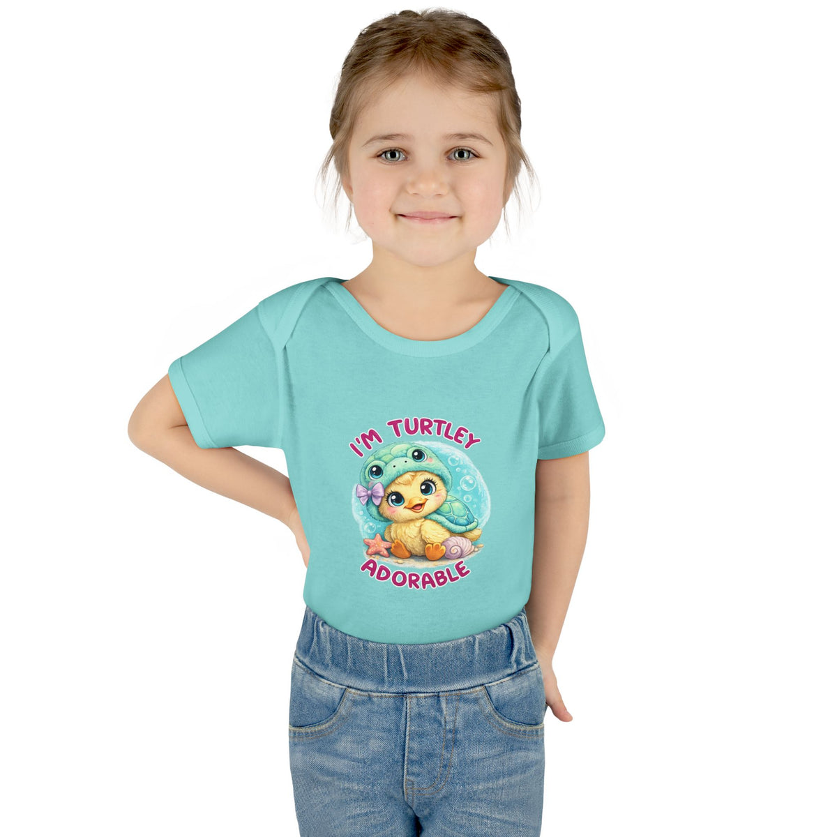 turtle Infant Baby Rib Bodysuit