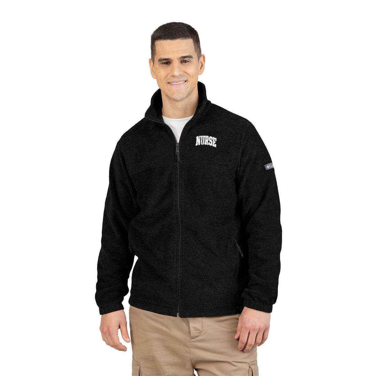 nurse Unisex Columbia Fleece Jacket (Embroidery)
