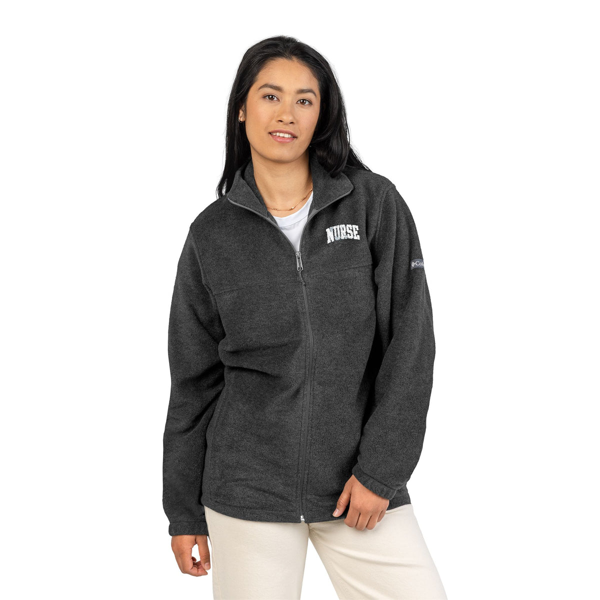 nurse Unisex Columbia Fleece Jacket (Embroidery)